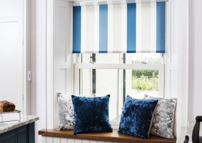 Striped roller blinds Carlisle Blinds Grantham Lincolnshire